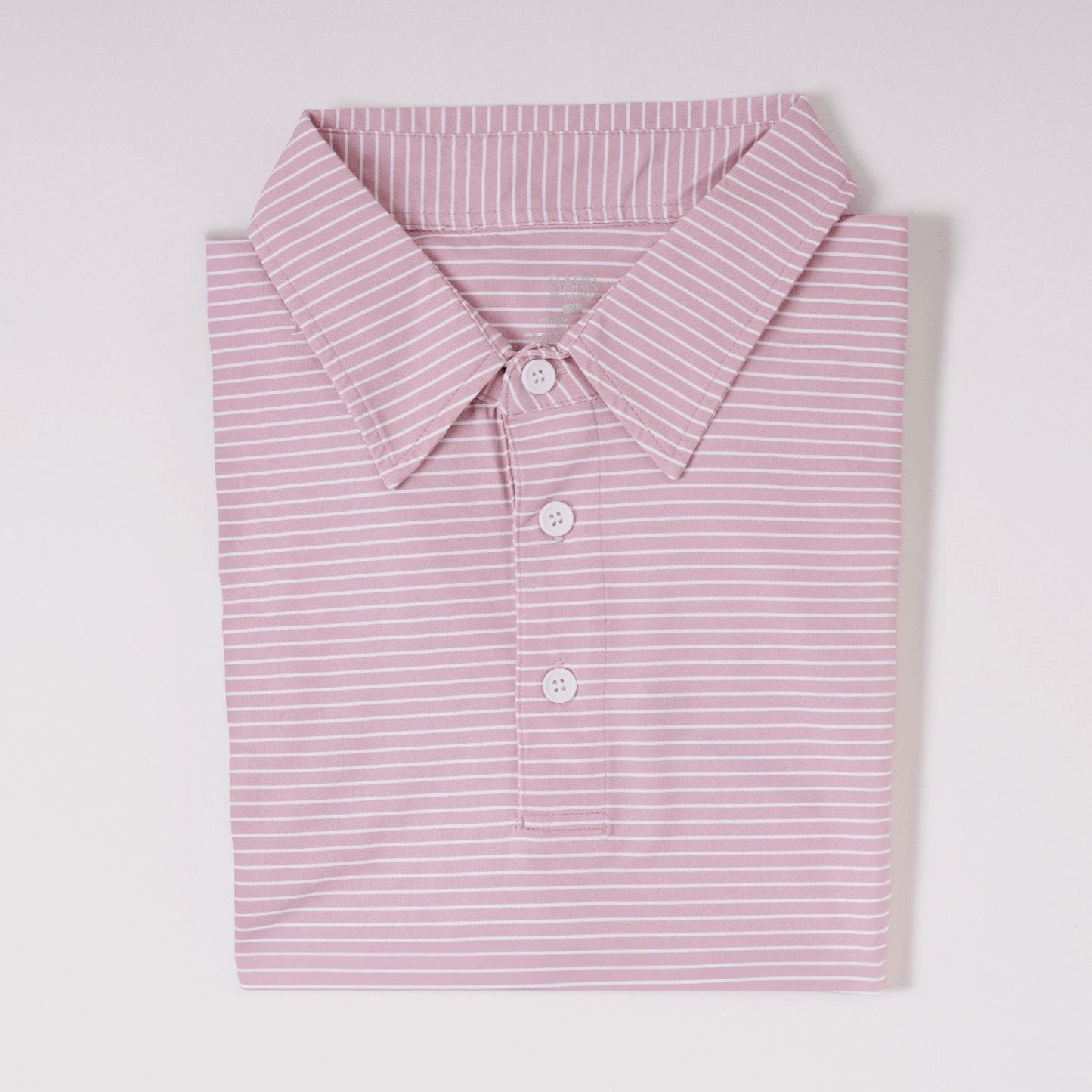 Pink and White Stripped Polo