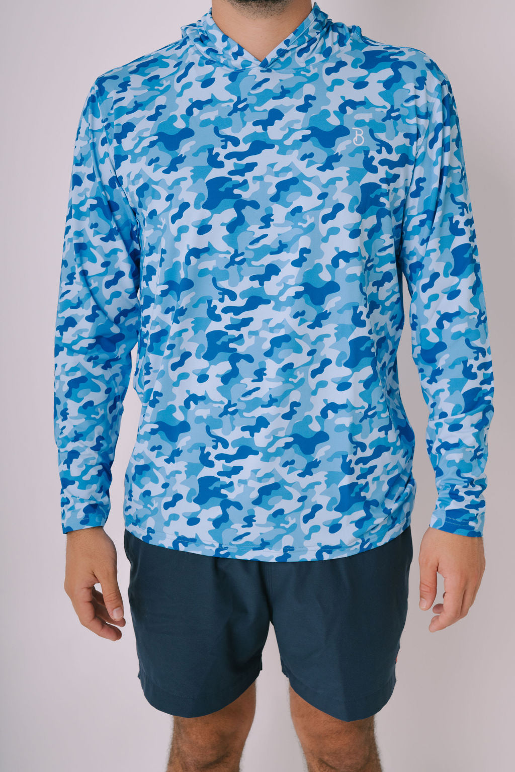 Blue Camo Fishing Tee
