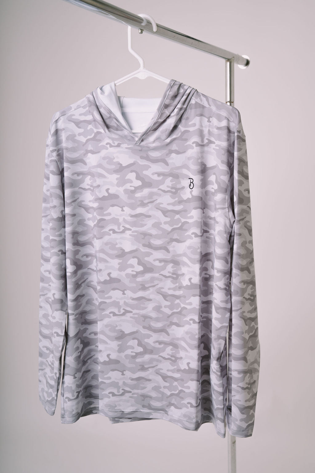 Grey Camo Fishing Tee