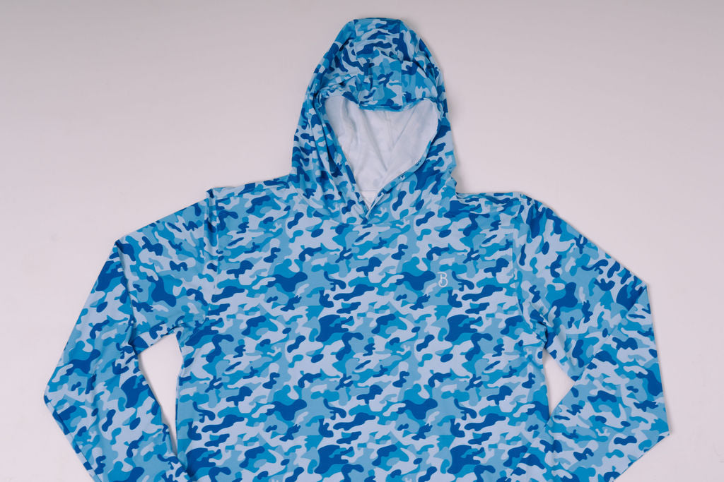 Blue Camo Fishing Tee