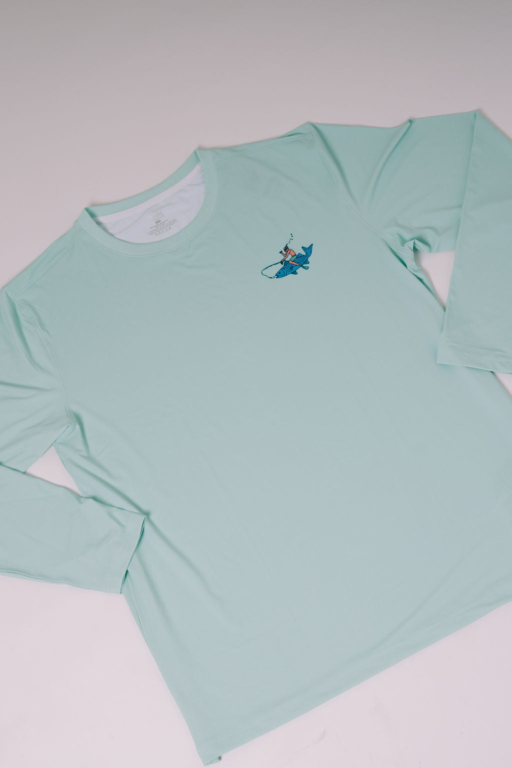 Light Blue Fishing Tee