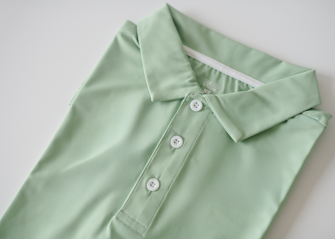 Light green Performance polo