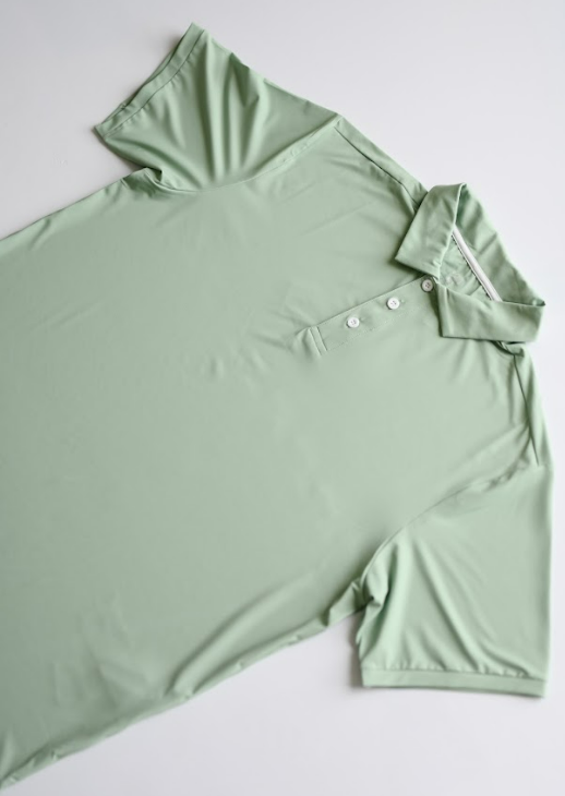 Light green Performance polo