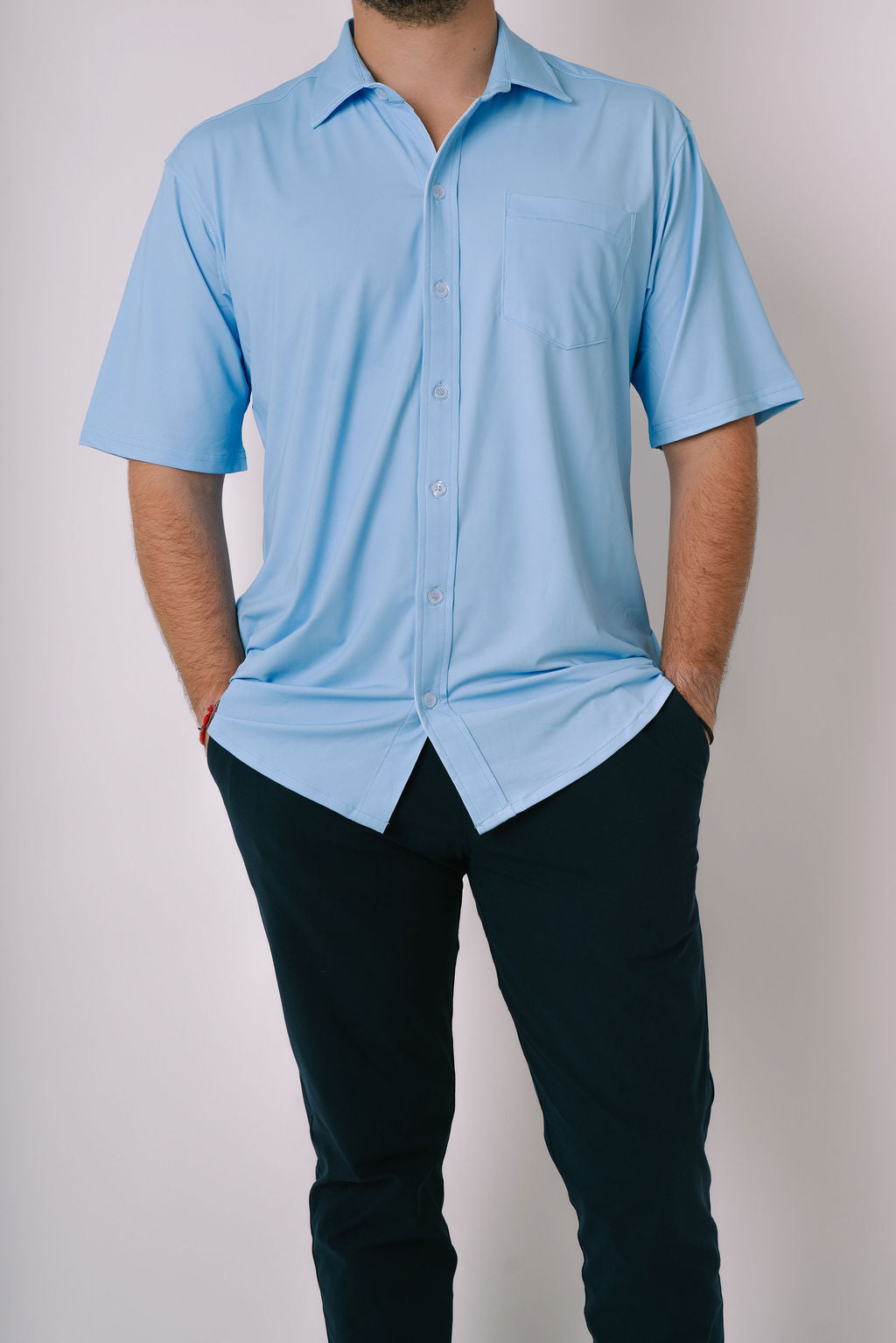 Light Blue Button-Up