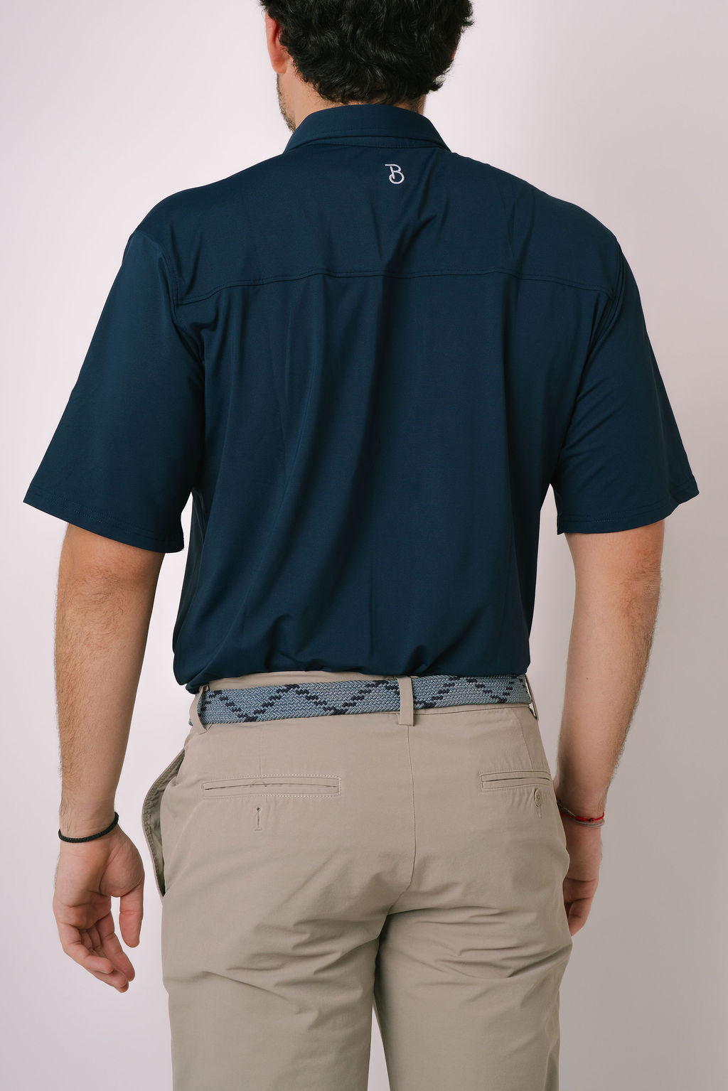 Navy Blue Button-Up