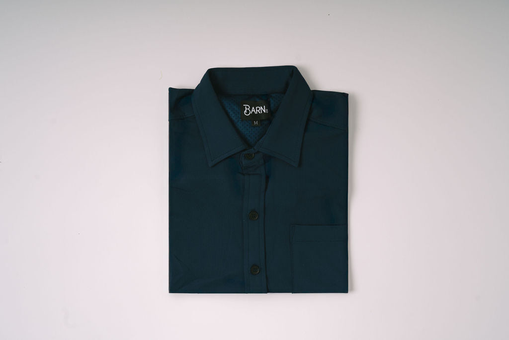 Navy Blue Button-Up