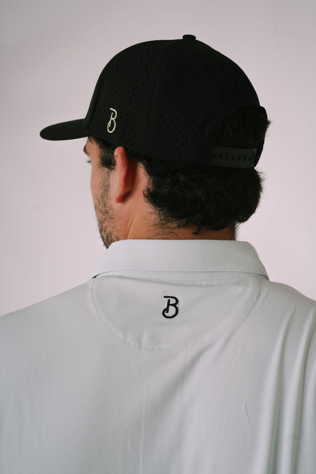 Blue Fade Golf Polo