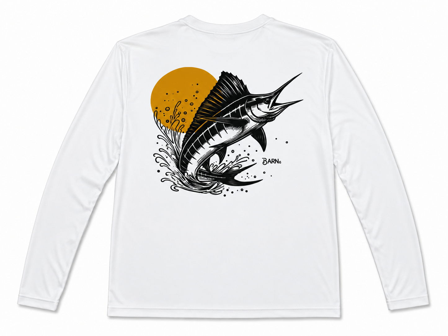 White Marlin Fishing Tee