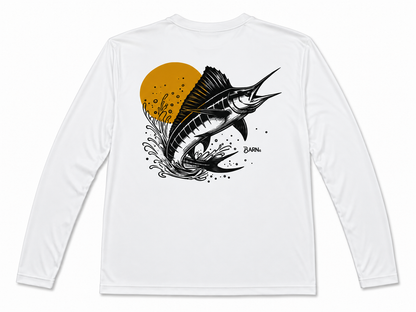 White Marlin Fishing Tee