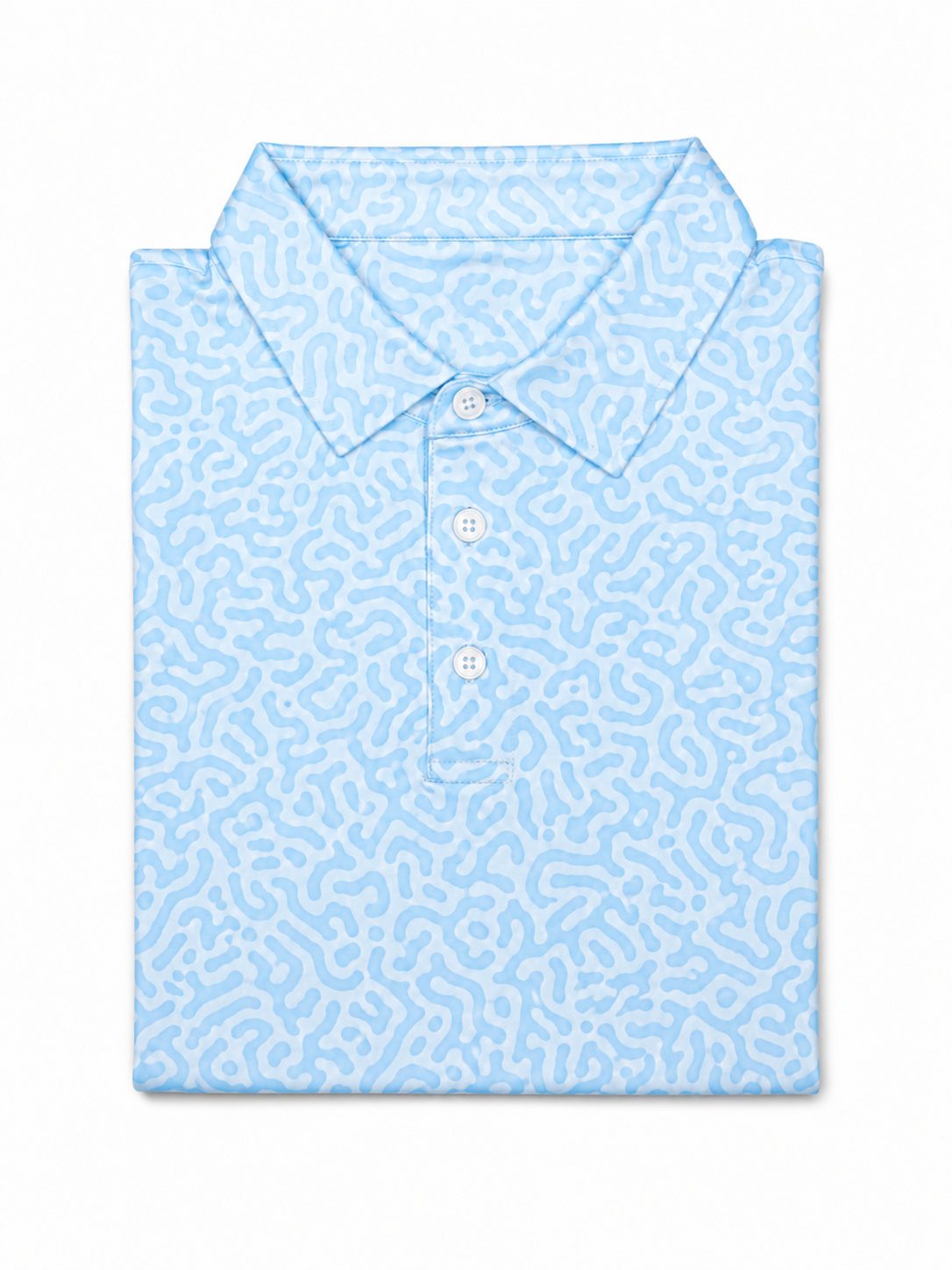 Light Blue Coral Polo