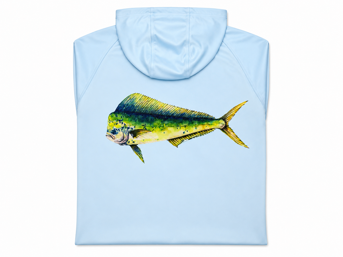 Light Blue Mahi Mahi Fishing Tee