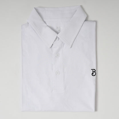 White Performance Polo