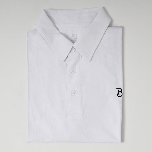 White Performance Polo