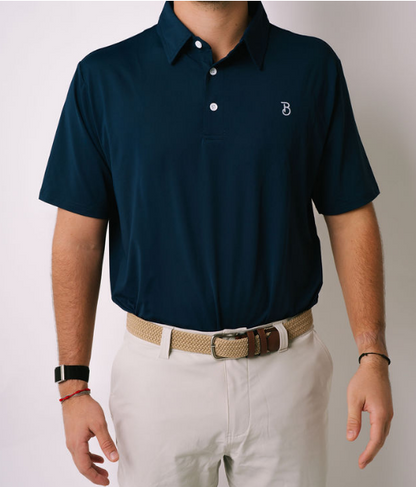 Navy Blue Performance Polo