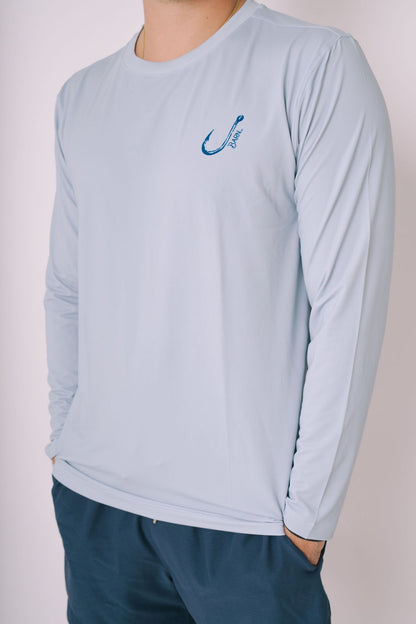 Grey Fishing Tee