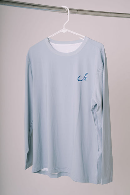 Grey Fishing Tee