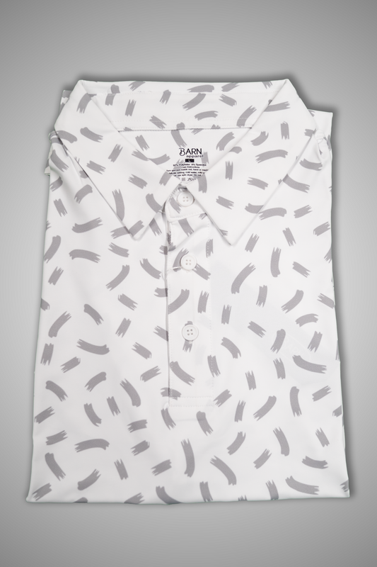 Funky Golf Polo White