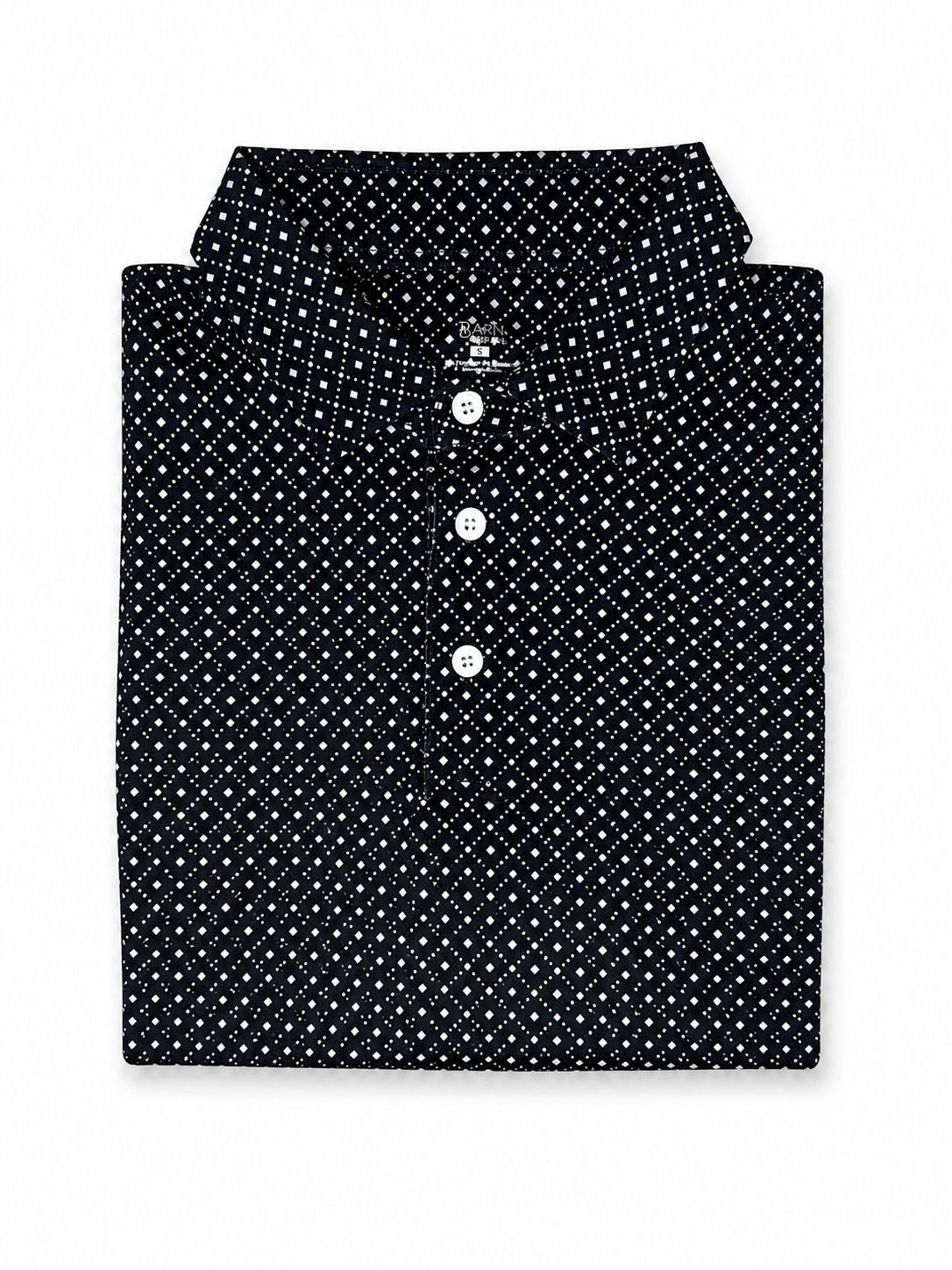 Black Office Polo