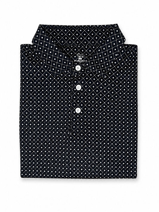 Black Office Polo