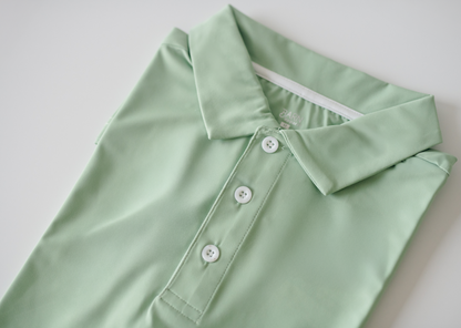 Light green Performance polo