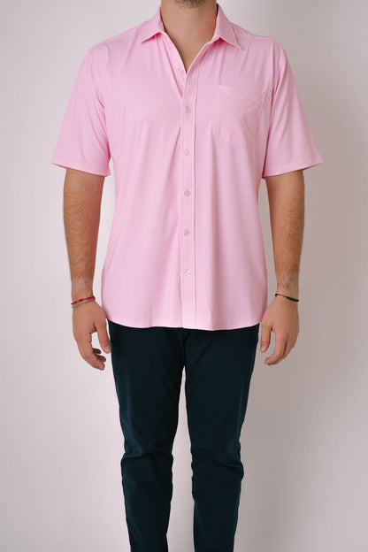 Peach Button-Up