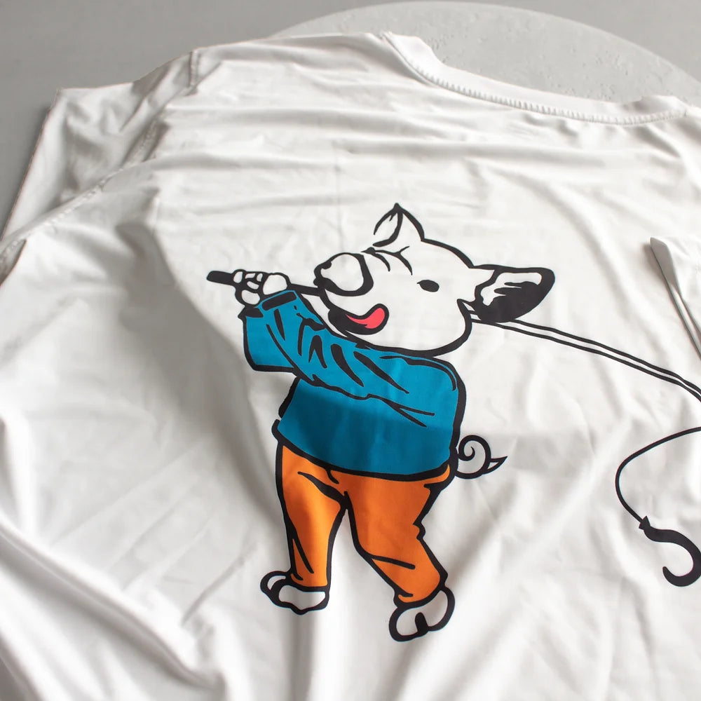 Fishing Pig T-Shirt