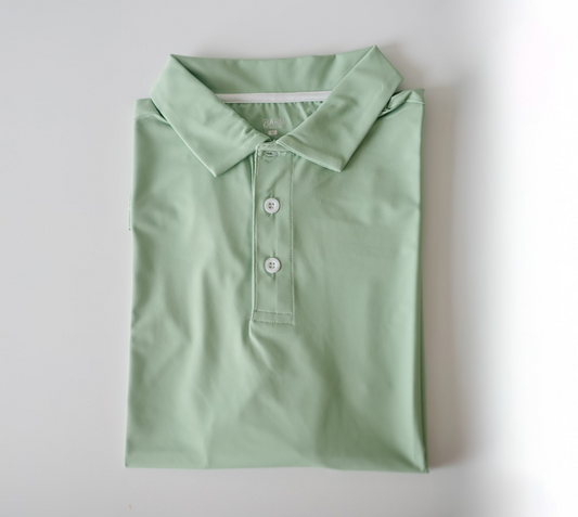 Light green Performance polo