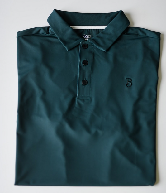Dark green Performance polo