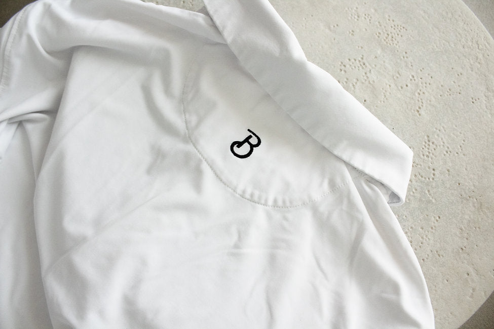 White Performance Polo