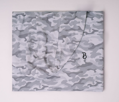 Grey Camo Fishing Tee