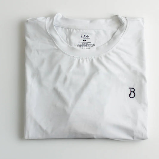 White Fishing Club Performance Tee